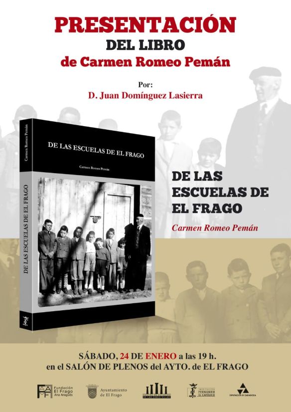 2015_01_15 Cartel presentación libro De las escuelas de El Frago